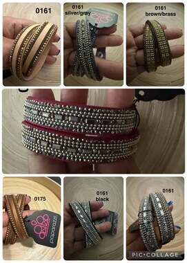 Bundle of 7 - Paparazzi Wrap Bracelet Set Assorted Colors (Retail: $56)
